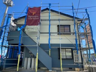 管理アパート【オーナー様物件】「メゾンまるたか」外壁屋根リフォーム